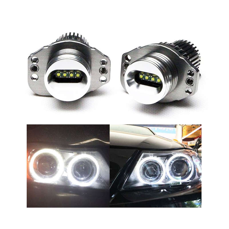 N009 LED Superwhite 20w 4SMD LED Angel Eye Marker Lamps for Bmw E90/E91 3 Series (pair)