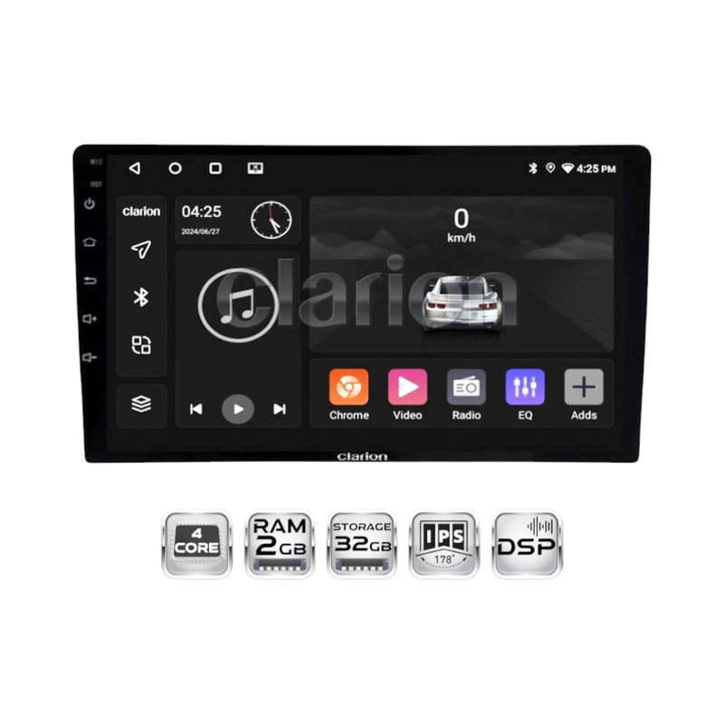 Clarion GL-300 10.1" Android Multi Media Player with Bluetooth &amp; FM Radio