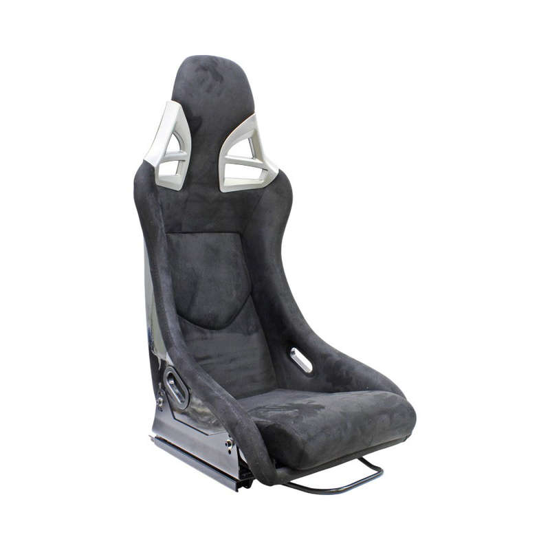 GT Cup Non-Reclinable Racing Seats - Suede Finish with Gloss Black Backing (each)