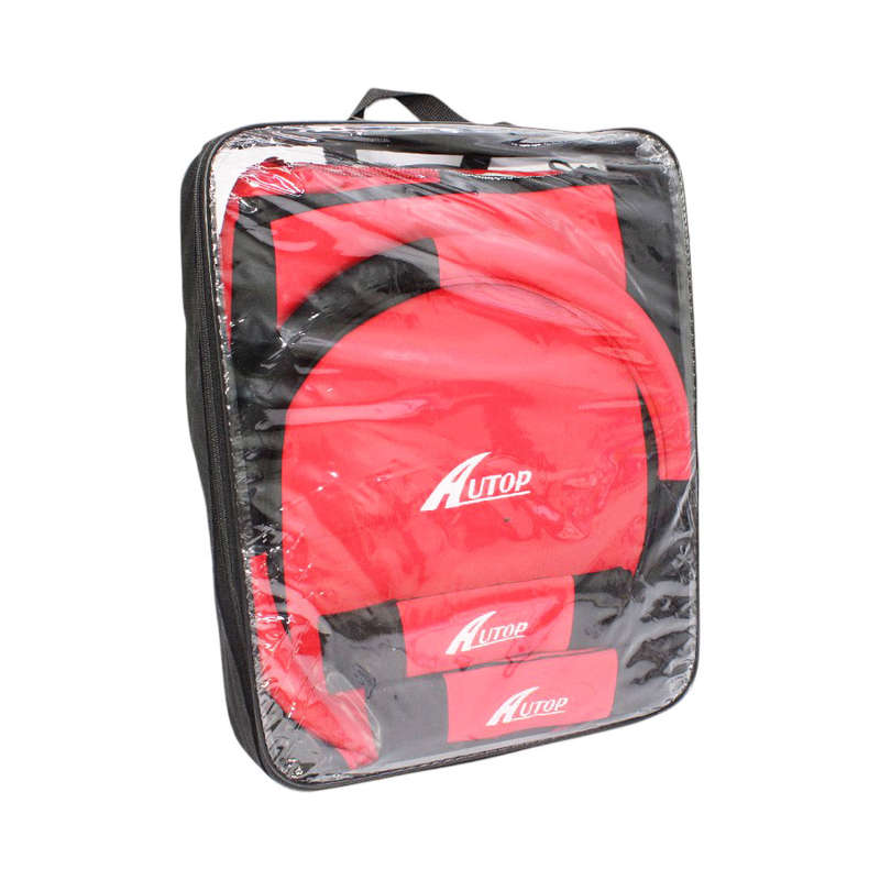 Black &amp; Red Interior Upgrade Kit - Seat Covers, Steering Cover &amp; Shoulder Pads
