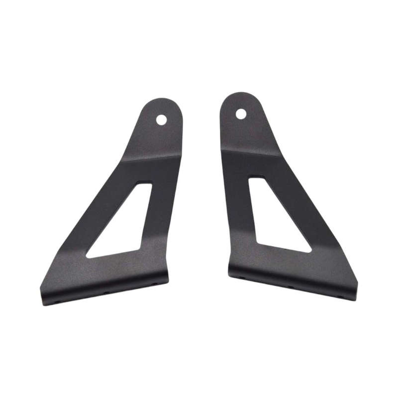 Upper Windshield Roof 52 INCH Curved LED Light Bar Mounting Brackets