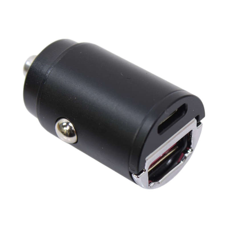 Mini 90w PD 12-24v USB C &amp; USB A Car Charger
