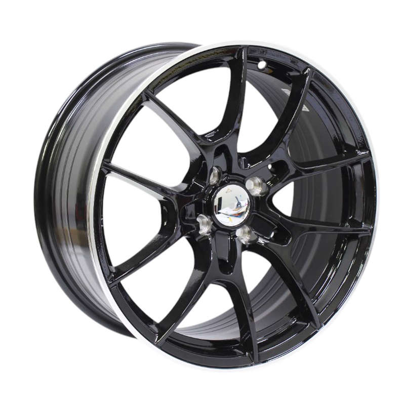 17" AC-WC001 4/100 Black Alloy Wheels