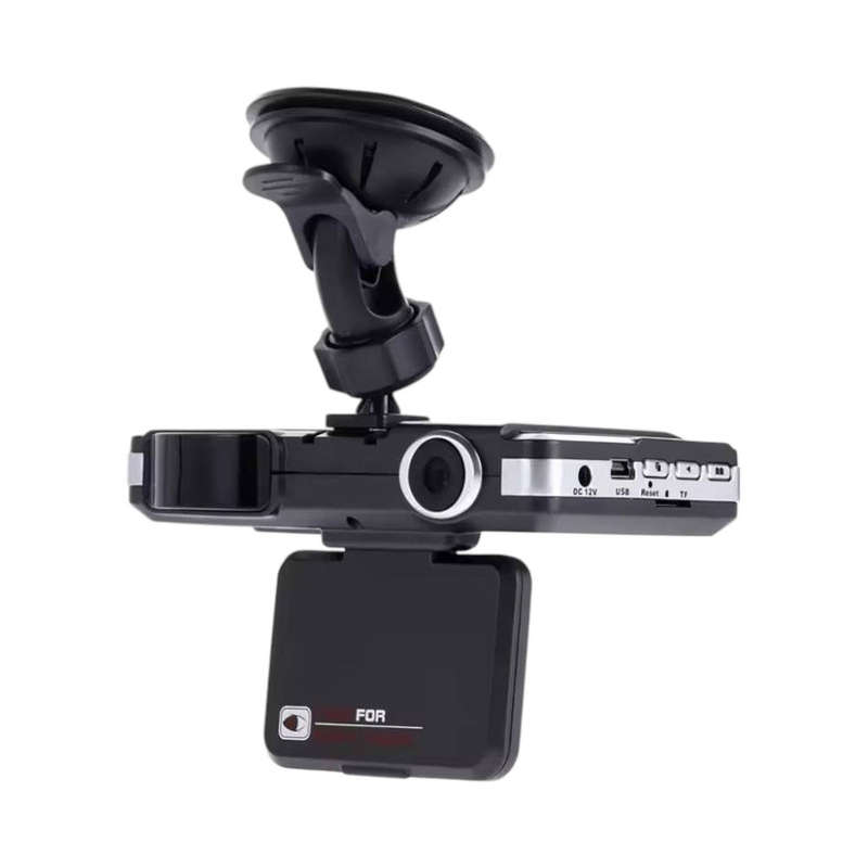 2-in-1 Radar Detector &amp; HD Dash Cam with 360° Coverage
