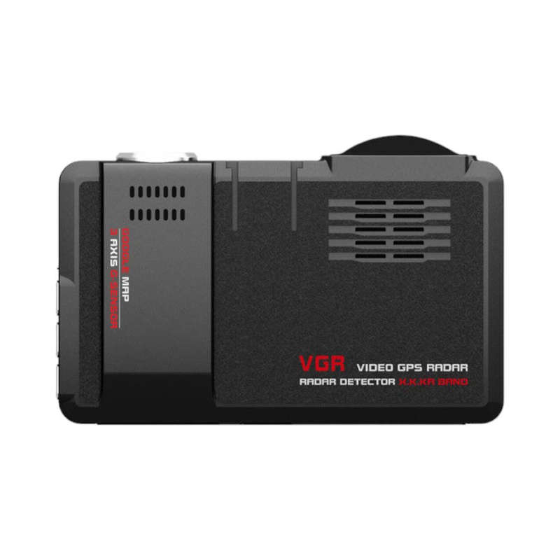 2-in-1 Radar Detector &amp; HD Dash Cam with 360° Coverage