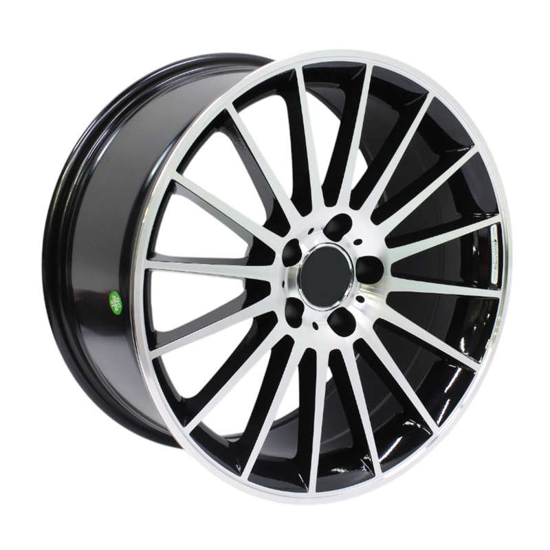 18" GR217 5/112 Black Machine Face Alloy Wheels