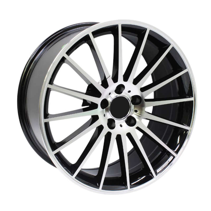 19" GR217 5/112 Black Machine Face Alloy Wheels