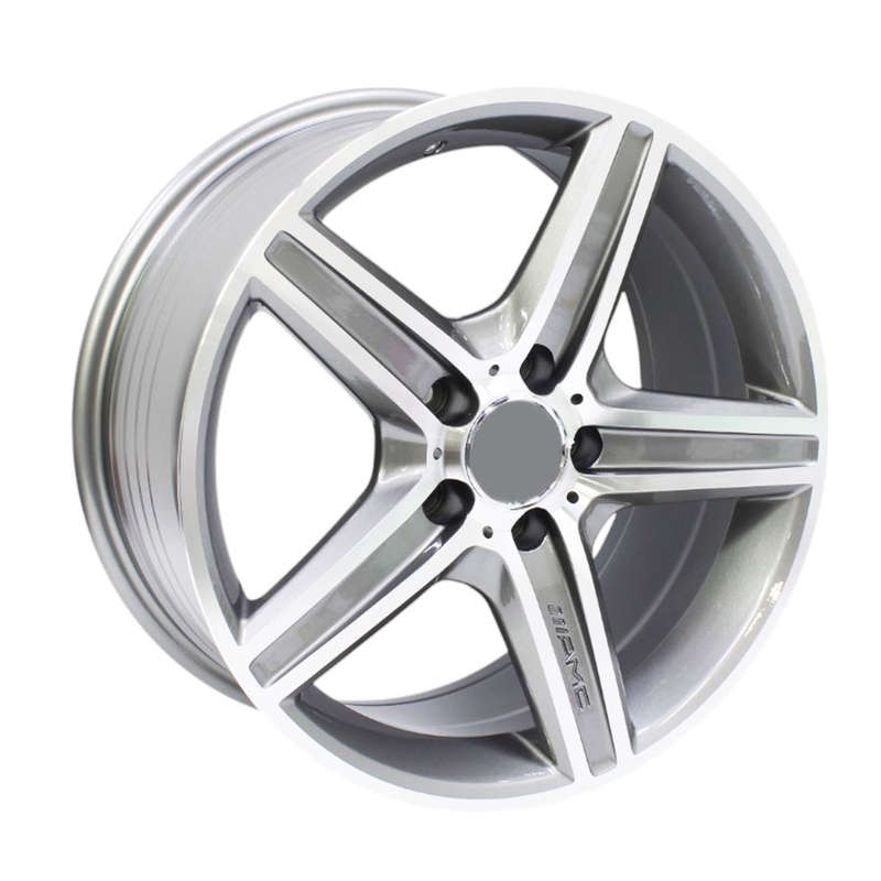 17" GR4157 5/112 Gunmetal Machine Face Alloy Wheels