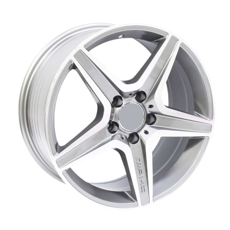 17" GR4158 5/112 Gunmetal Machine Face Alloy Wheels