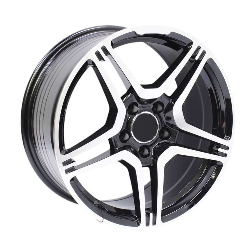 19" GR4159 5/112 Black Machine Face Alloy Wheels