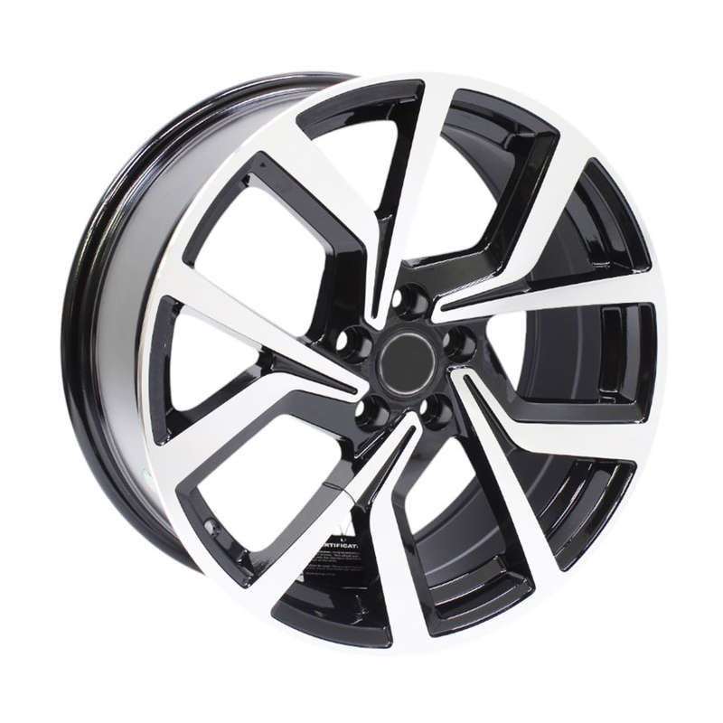 17" GR5209 5/100 Black Machine Face Alloy Wheels