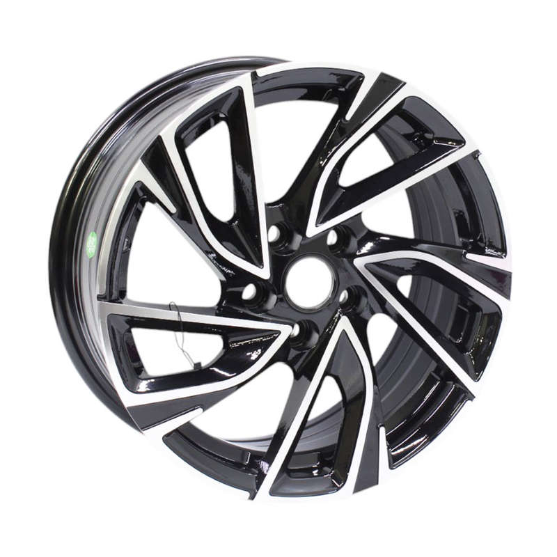 15" GR5219 5/100 Black Machine Face Alloy Wheels