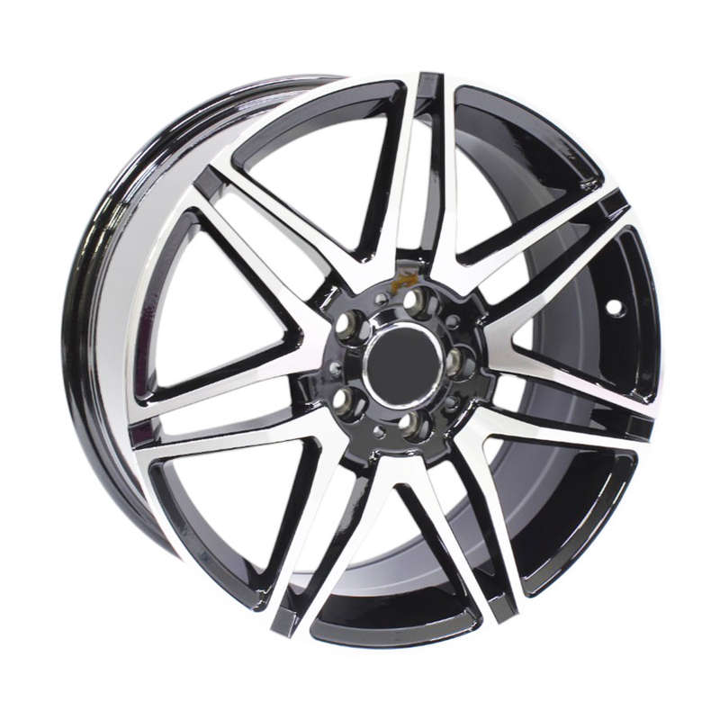 18" GR8361 5/112 Black Machine Face Alloy Wheels