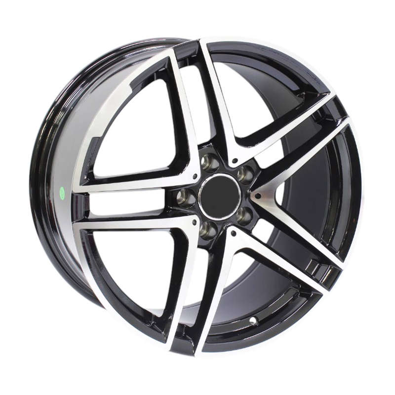 18" GR8897 5/112 Black Machine Face Narrow &amp; Wide Alloy Wheels