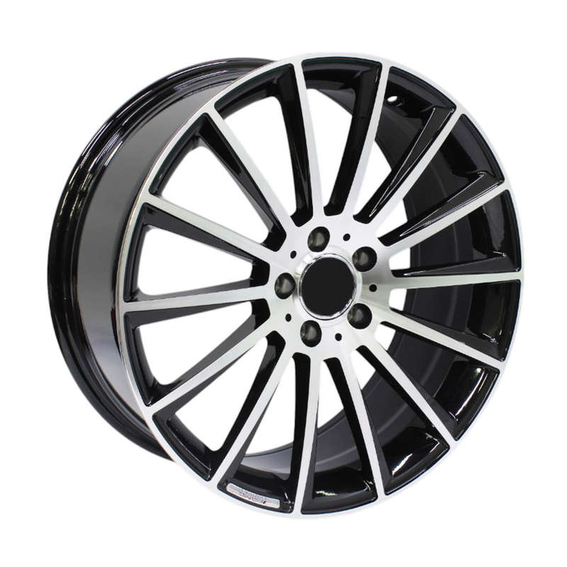 19" GR9730 5/112 Black Machine Face Narrow &amp; Wide Alloy Wheels