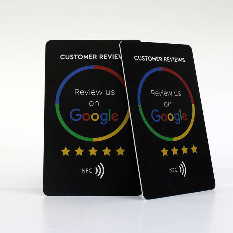 Google Review NFC Tap &amp; Review Business Card Tag (Black ) 9x5cm