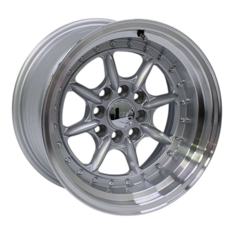 15" MM M7584 4/100 &amp; 4/114 Silver Alloy Wheels
