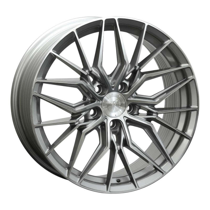 18" Flowtec F117H02 5/112 &amp; 5/114 Brush Finish Titanium Alloy Wheels