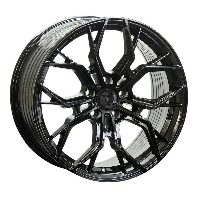 18" Flowtec F122H01 5/112 &amp; 5/114 Black Alloy Wheels