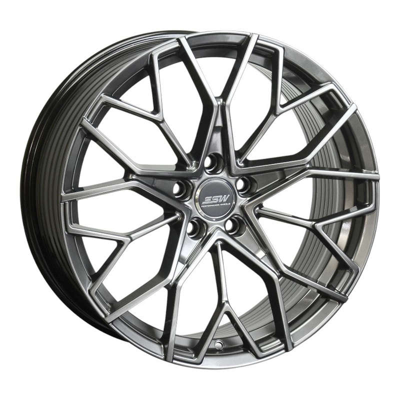 19" Flowtec F123-F1I01 5/112 &amp; 5/114 Hyper Black Dark Alloy Wheels