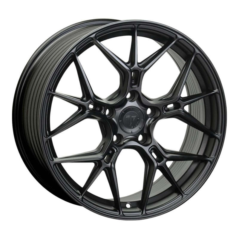 19" Flowtec F125I01 5/112 &amp; 5/114 Full Polish Black Matt Alloy Wheels
