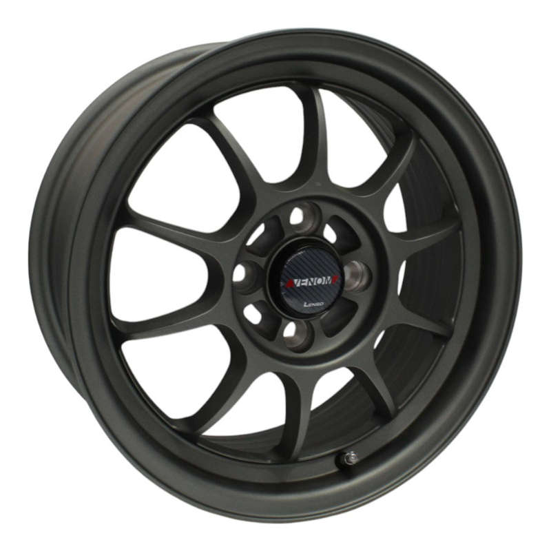 15" MM M7931 4/100 Gunmetal Alloy Wheels