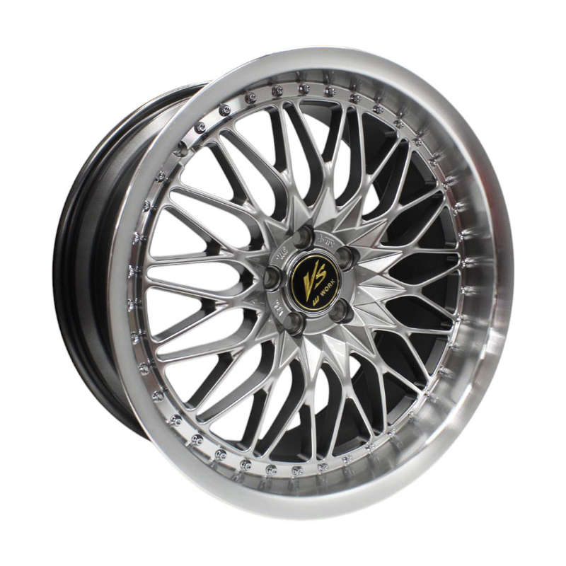 18" TR LK018 5/100 Hyper Black Machine Lip Alloy Wheels