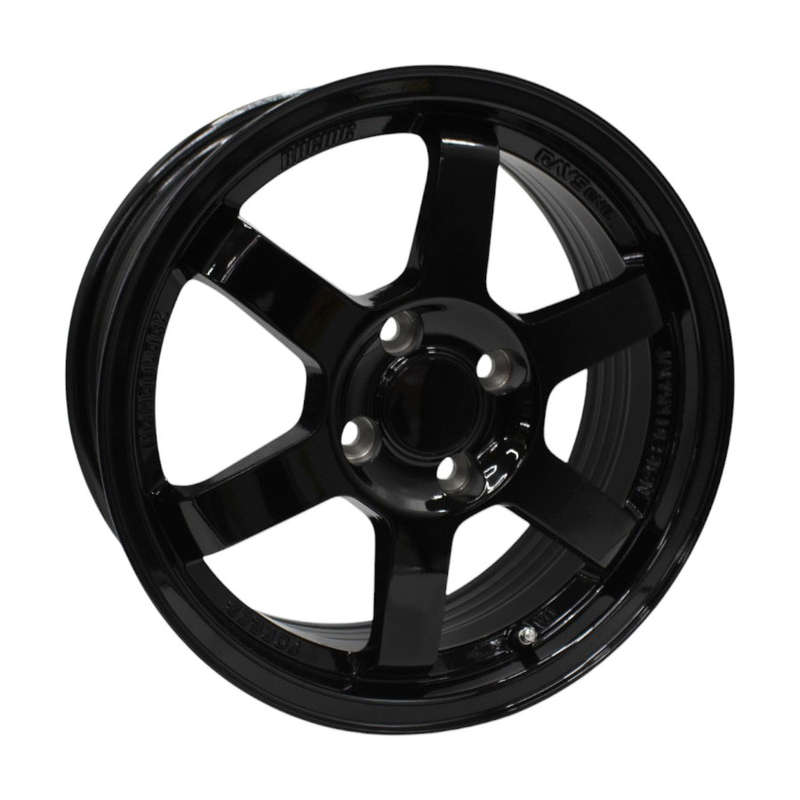 15" M7818 4/100 Black Alloy Wheels
