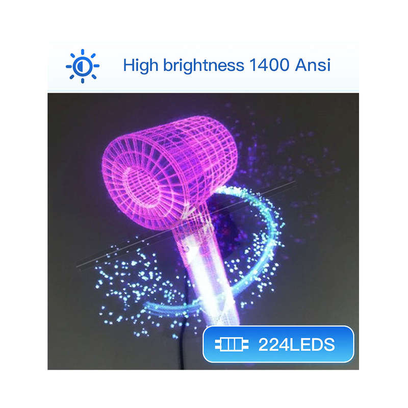 42cm High-Resolution 3D Hologram Projector Fan with 1024*1024 Pixels and 234LED for Advertising D...