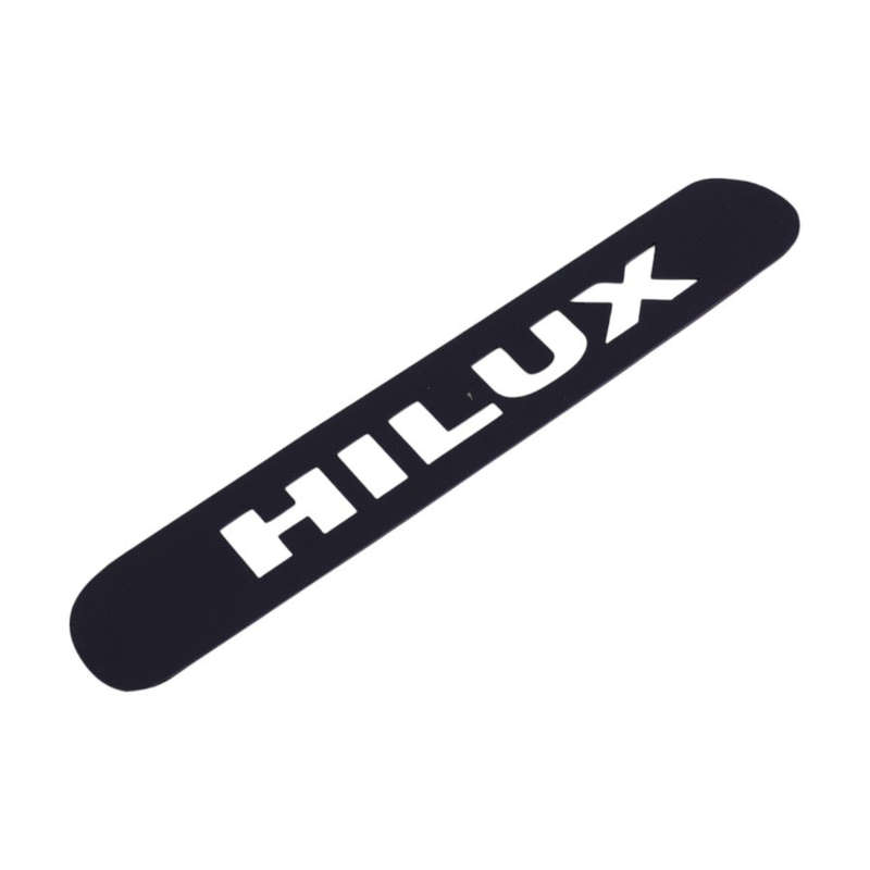 Toyota Hilux Vigo Matt Black 2005-2015 Brake Light Cover with Text Cutout