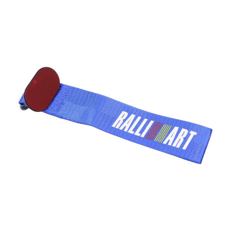 Universal Stick-on Dummy RalliArt Design Towhook Strap (Blue)