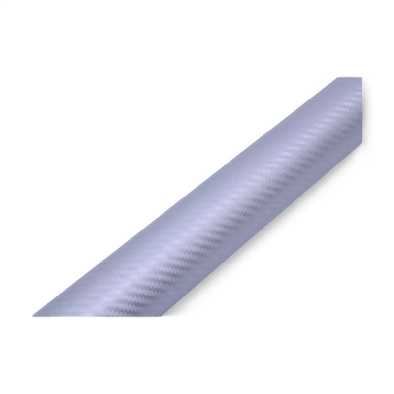 Silver Grey Carbon Fibre Vinyl sticker Sheet (1.25x2m)