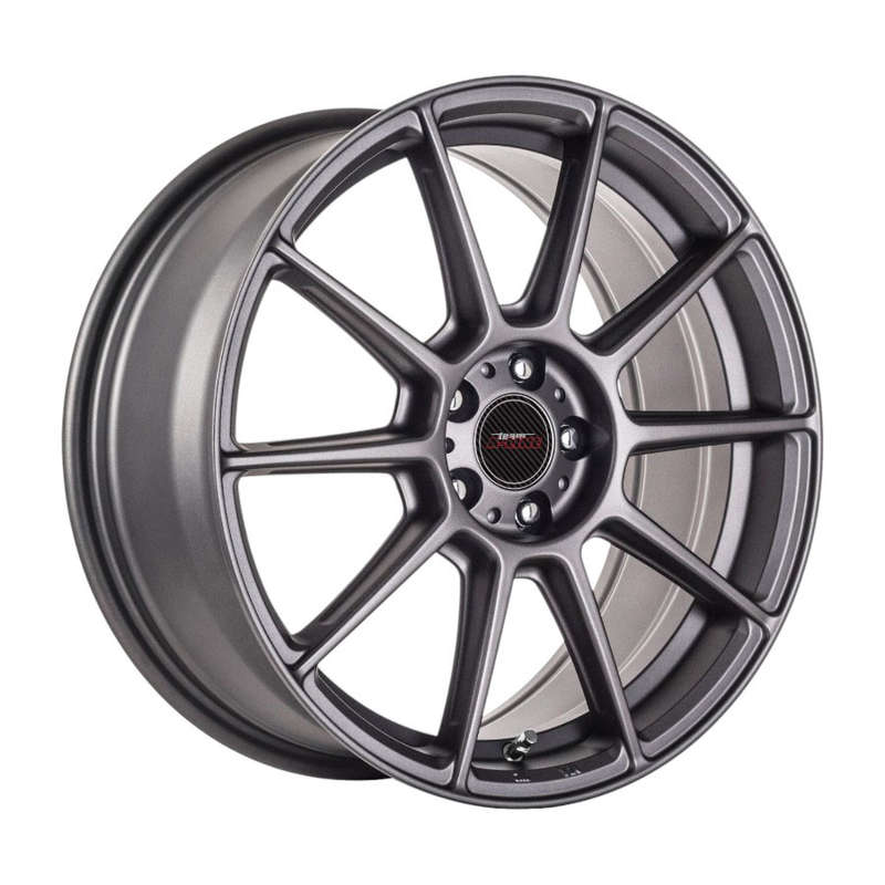 16" A-Line Spree 4/100 Matte Charcoal Grey Alloy Wheels
