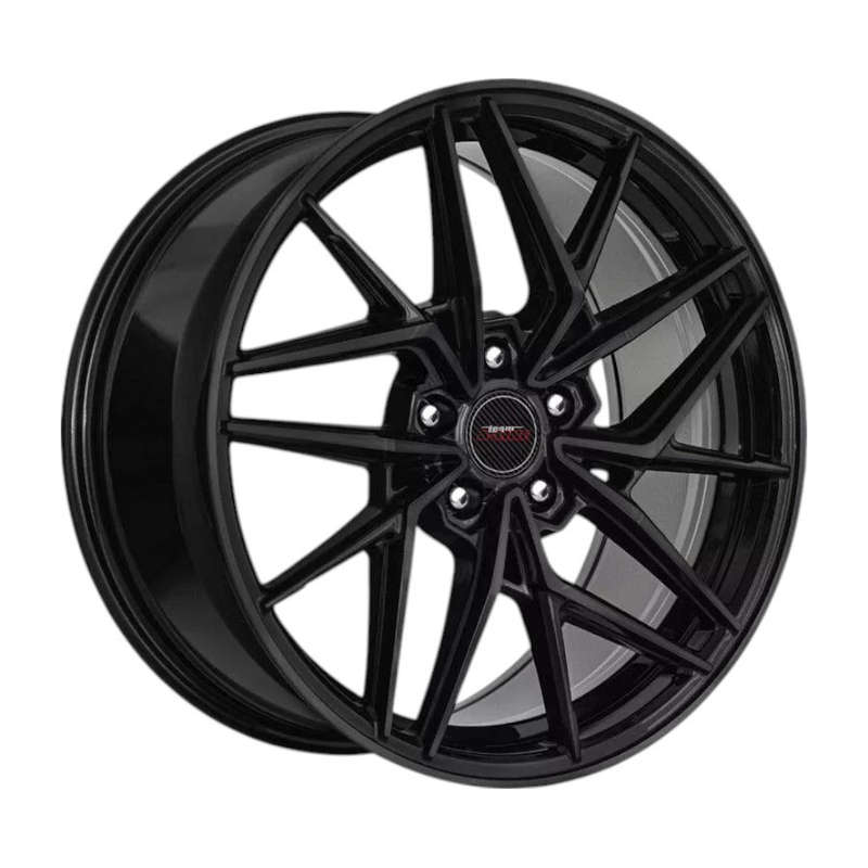 18" A-Line Chicago 5/108 Gloss Black Tint Flow Form Alloy Wheels