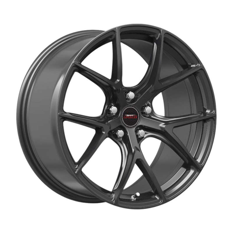 19" A-Line Dynamic 5/120 Velvet Black Flow Form Alloy Wheels (Front Fitment)
