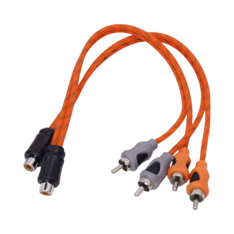 Powerbass PB-RC12FM RCA Splitters 1 Female into 2 Male