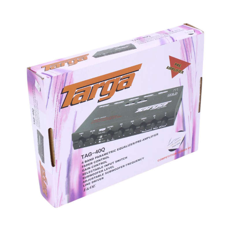 Targa TAG-40Q 4 Band Pre Equilizer with line Driver