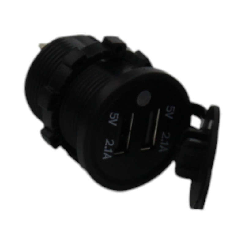 Cigar Design USB &amp; Type-C 12v Charger