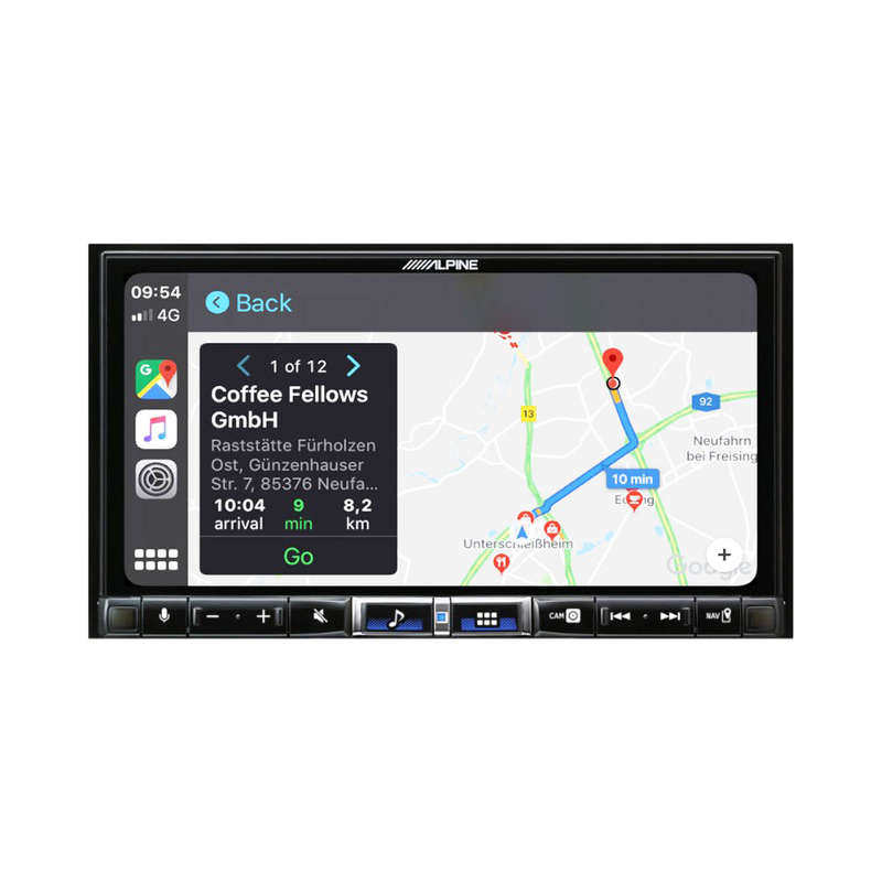 Alpine ILX-705D Digital Media Station, car stereo featuring DAB+ digital radio, Apple CarPlay and...