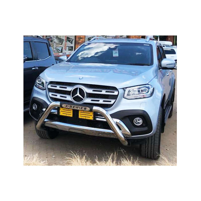 Suitable for Mercedes X-Class Chrome Front Nudge Bar (non-oem)
