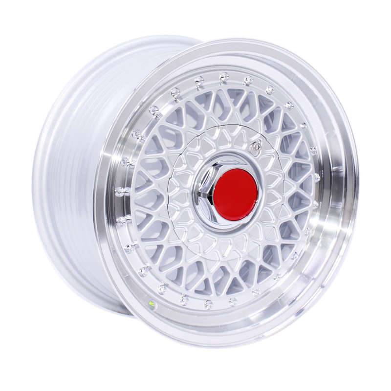 15" AA0029 4/100 &amp; 4/114 Silver Machine Lip Alloy Wheels