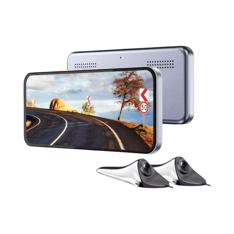 SJ-A65  Universal 6.25-Inch HD Rearview Mirror with Dual Side Cameras &amp; Parking Monitor