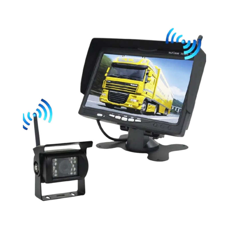 7-Inch Wireless Waterproof Car Backup Camera System with HD TFT LCD Monitor