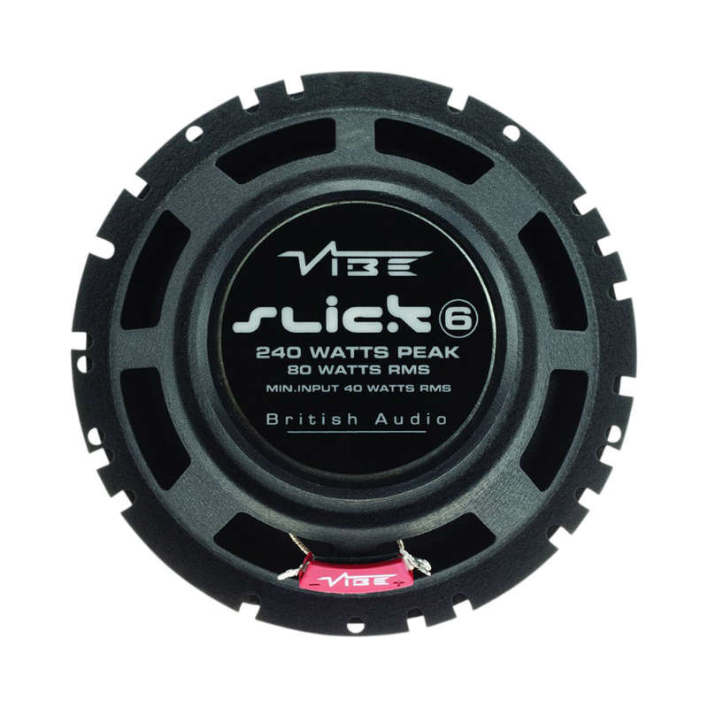 Vibe SLICK6-V7 6" 80w Rms SQ Coaxial Speakers