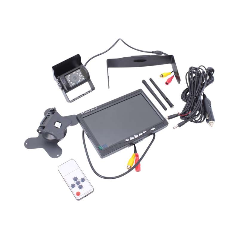 7-Inch Wireless Waterproof Car Backup Camera System with HD TFT LCD Monitor
