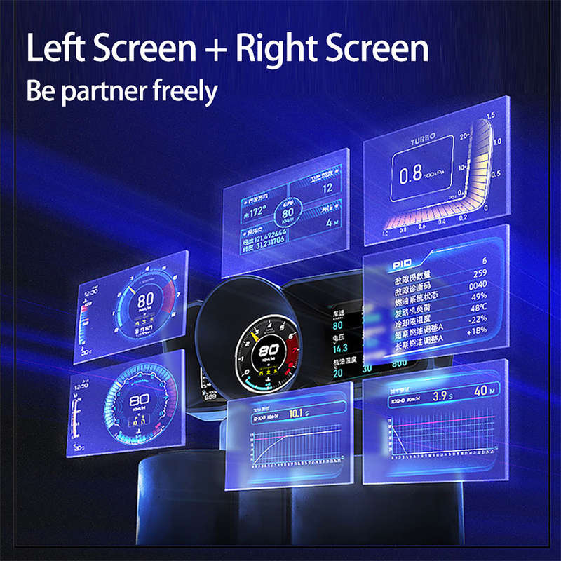 A600 Car OBD2 + GPS Mode HUD Head-up Display Fault Elimination Code