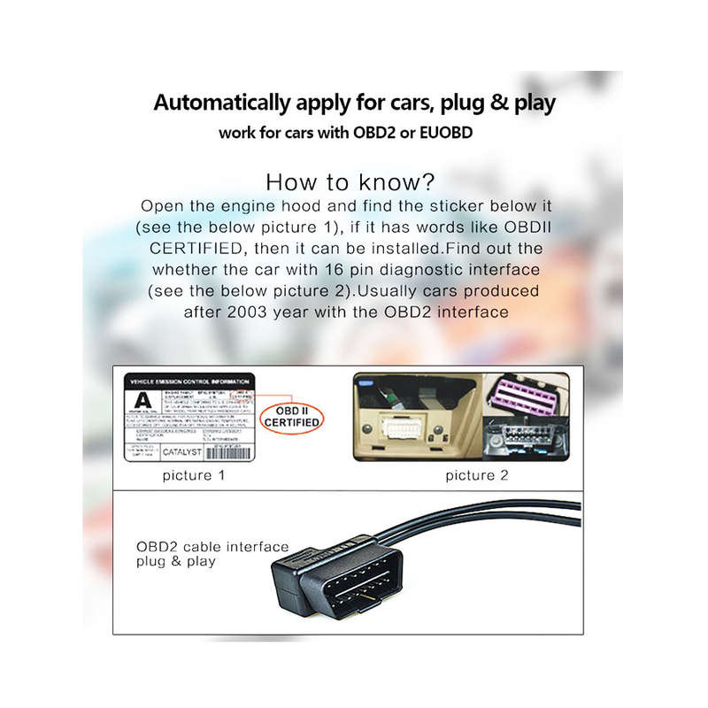 F4 OBD2 Head-Up Display  Full Engine Data with Fault Codes, Fuel Use &amp; Performance Metrics