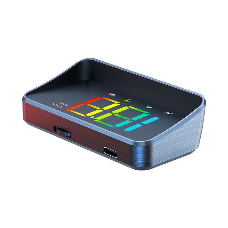 M4 OBD2 Head-Up Display  Multi-Color HUD with Speed, Voltage, Temp &amp; Mileage Readouts