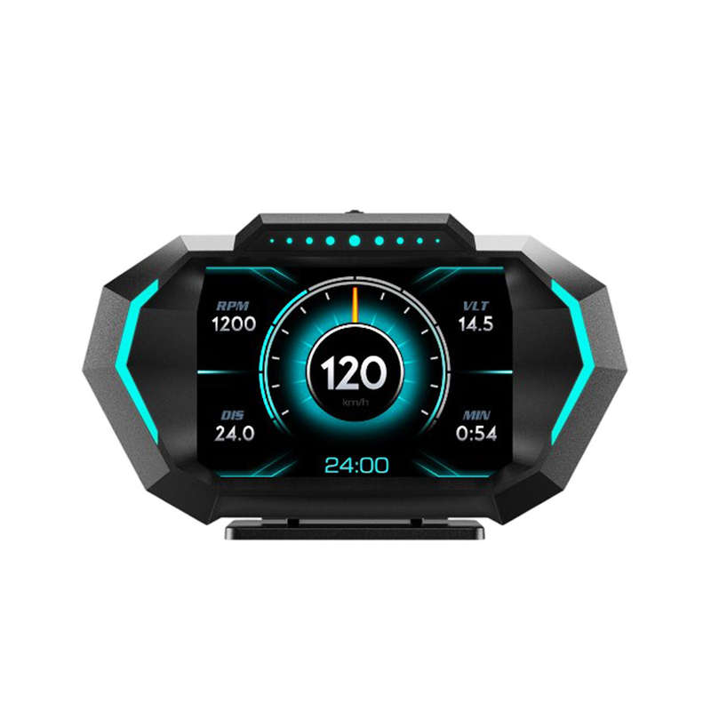 OBDH-P24 Smart Digital HUD Display with OBD2 + GPS + Accelerometer &amp; Slope Sensor  12 UI, ...
