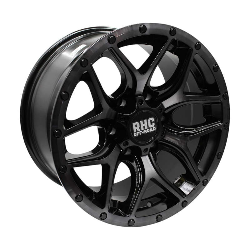 17" CLOUT 6/139 Matt Black Tinted Alloy Wheels